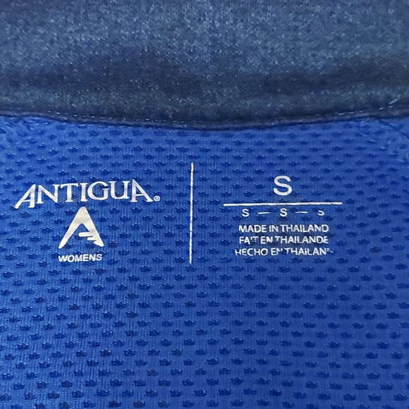 Antigua Blue Zip-up Sweater Size S - Picture 3 of 6